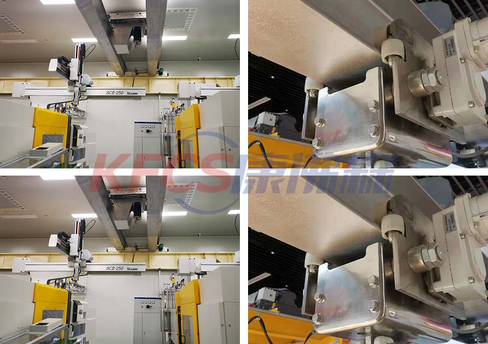 Hoists and lifting equipment suitable for semiconductor clean room applications