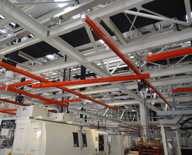 Use of KBK flexible crane in clean room