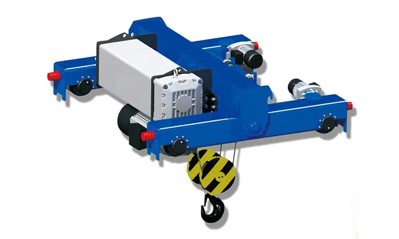 Wire rope trolley hoist
