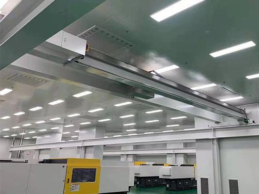 Pharmaceutical cleanroom crane