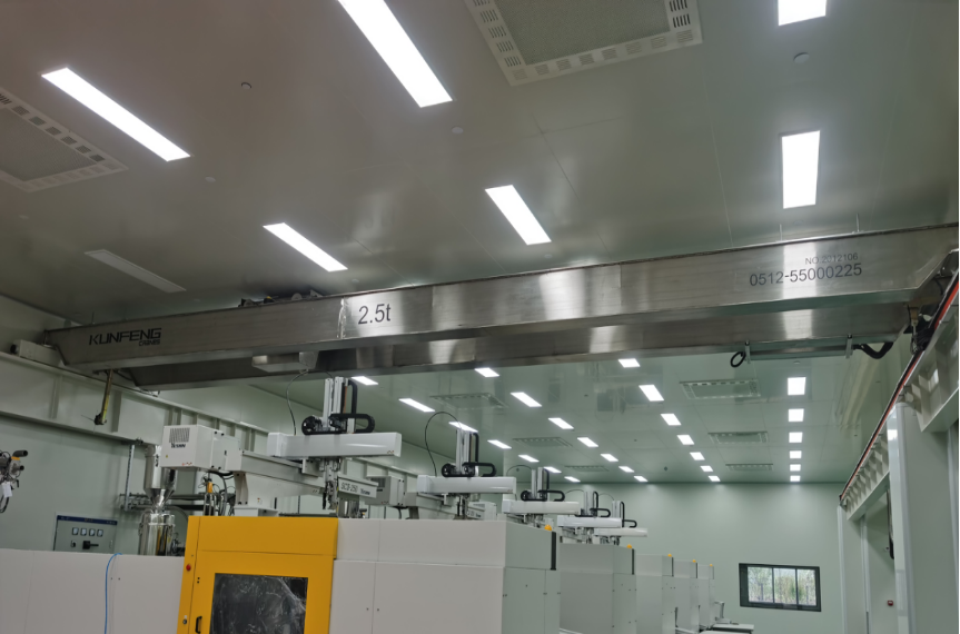 Pharma Grade Double Girder Overhead Crane System