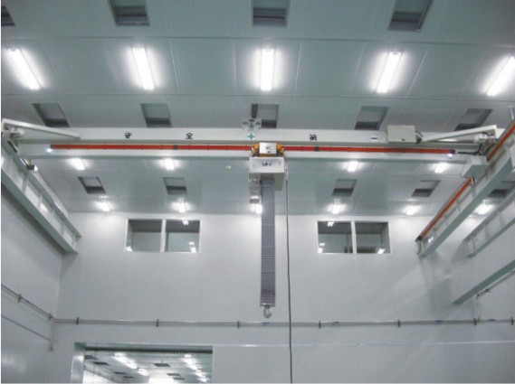 Semiconductor Clean Room Single Girder Crane