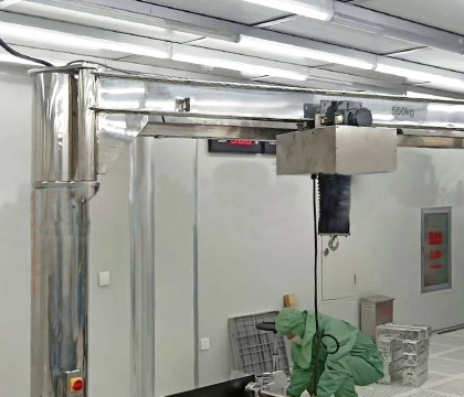 Cleanroom stainless steel jib crane